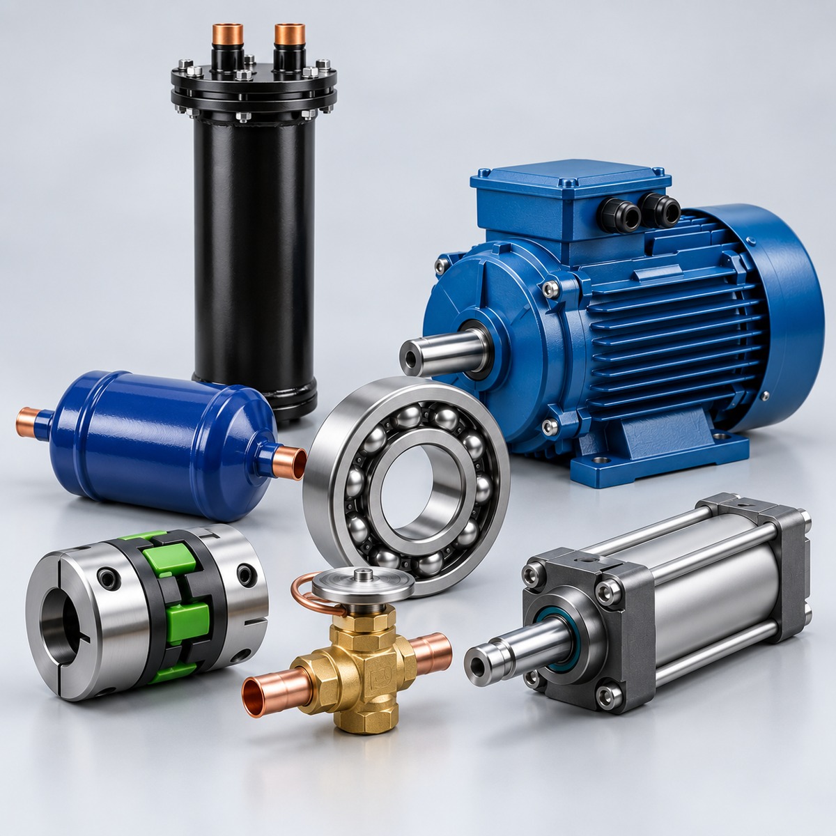 HVAC, refrigeration and machinery spare parts